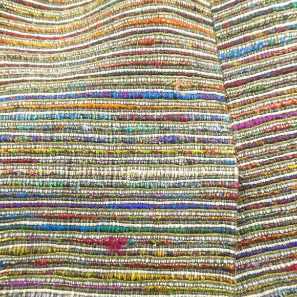 Loeffler Randall Dress 8 Metallic Tweed Silk Ladder Back - Picture 5 of 14